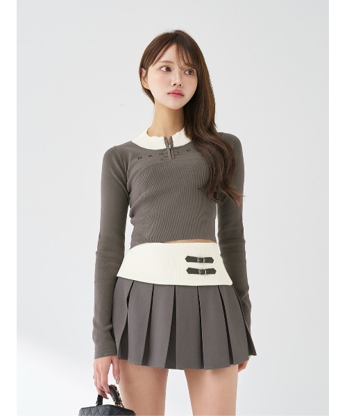 Darich（ダーリッチ）の「DARICHニットセットアップ（セットアップ・レディース・ベージュ/グレー/ブラック・FREE/FL）」の3枚目の写真