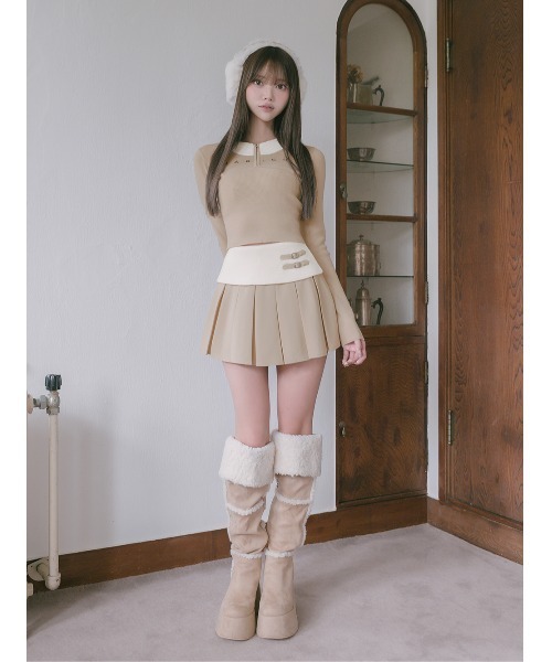 Darich（ダーリッチ）の「DARICHニットセットアップ（セットアップ・レディース・ベージュ/グレー/ブラック・FREE/FL）」の6枚目の写真