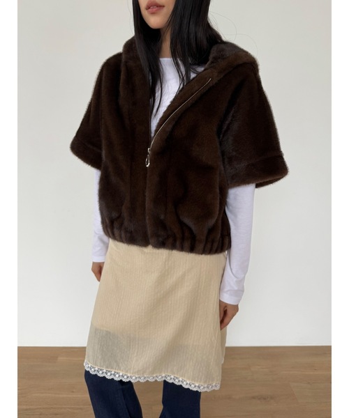 Didot.showroom（ディドット ショールーム）の「ストライプレースミディSK（スカート・レディース・ネイビー/クリーム/アイボリー・FREE）」の14枚目の写真