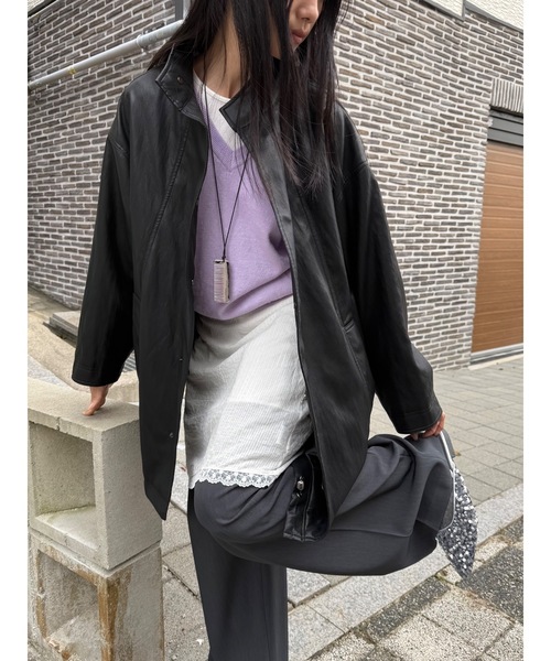 Didot.showroom（ディドット ショールーム）の「ストライプレースミディSK（スカート・レディース・ネイビー/クリーム/アイボリー・FREE）」の19枚目の写真