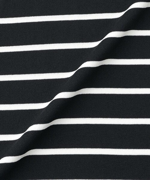 MACKINTOSH PHILOSOPHY(マッキントッシュ フィロソフィー)の「【25年秋冬モデル】Cleric Collar Knit ワイドフィット(ニット/セーター・レディース・グレー系その他2/ダークネイビー/ブラック・38)」の5枚目の写真