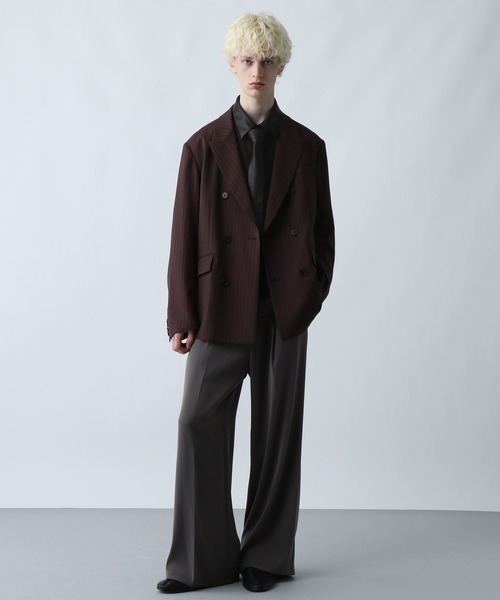 HARE(ハレ)の「ネクタイデザインシャツ(HARE)(シャツ/ブラウス・メンズ・ブラック/ブラウン/ブルー・MEDIUM/SMALL)」の5枚目の写真