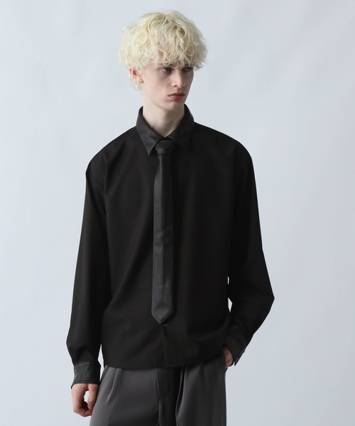 セール】ネクタイデザインシャツ(HARE)（シャツ/ブラウス）｜HARE