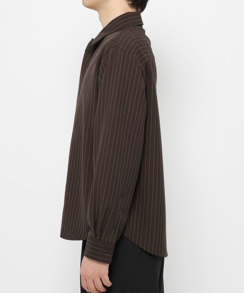 HARE(ハレ)の「ネクタイデザインシャツ(HARE)(シャツ/ブラウス・メンズ・ブラック/ブラウン/ブルー・MEDIUM/SMALL)」の21枚目の写真