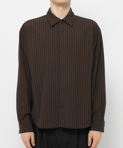 HARE(ハレ)の「ネクタイデザインシャツ(HARE)(シャツ/ブラウス・メンズ・ブラック/ブラウン/ブルー・MEDIUM/SMALL)」の10枚目の写真