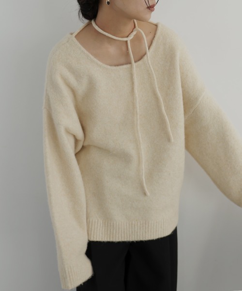 2wayチョーカーニット（ニット/セーター）｜hellam（へラム）の