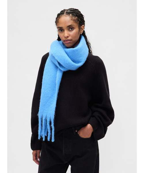 セール】ブラッシュド フリンジ マフラー（マフラー）｜GAP（ギャップ