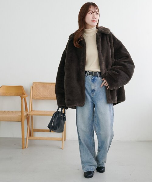 DISCOAT（ディスコート）の「ファージャケット（その他アウター）」 - WEAR