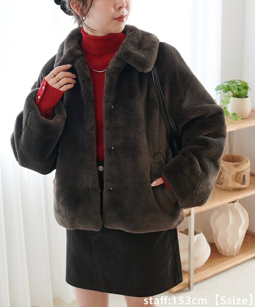 DISCOAT（ディスコート）の「ファージャケット（その他アウター）」 - WEAR