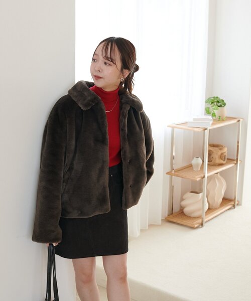 DISCOAT（ディスコート）の「ファージャケット（その他アウター）」 - WEAR
