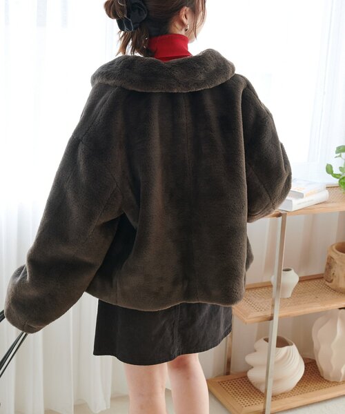 DISCOAT（ディスコート）の「ファージャケット（その他アウター）」 - WEAR