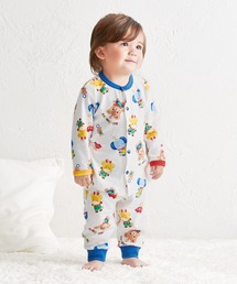 MIKI HOUSE（ミキハウス）の「ピュアベール　プッチーとアニマル長袖パジャマ（ルームウェア/パジャマ）」