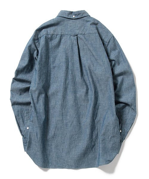 BEAMS PLUS(ビームスプラス)の「BEAMS PLUS / シャンブレー ボタンダウン シャツ16SS(シャツ/ブラウス・メンズ・サックスブルー・MEDIUM/SMALL/LARGE/X-SMALL/XX-LARGE/X-LARGE)」の15枚目の写真