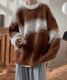 Ressaca | アブストラクト柄シャギーニット(ニット/セーター)