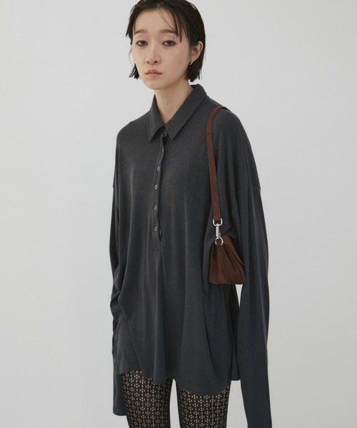 VION（ヴィオン）の「Minimal Flap Shoulder Bag /ミニマルフラップショルダーバッグ（ショルダーバッグ・レディース・ブラック/ブラウン・FREE）」の14枚目の写真