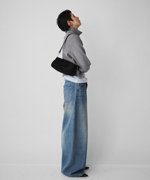 VION（ヴィオン）の「Minimal Flap Shoulder Bag /ミニマルフラップショルダーバッグ（ショルダーバッグ・レディース・ブラック/ブラウン・FREE）」の6枚目の写真