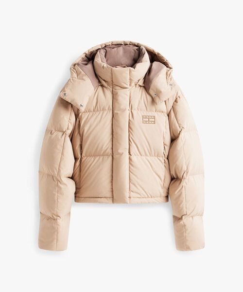 セール】アラスカグリッドクロップドダウンジャケット（ダウン