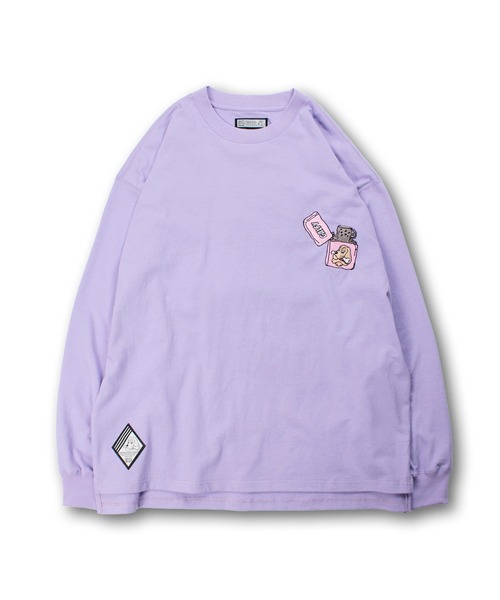 GALFY(ガルフィー)の「GALFY-FIREライターロンTee(Tシャツ/カットソー・メンズ・ブラック/ホワイト/パープル・L/XL)」の5枚目の写真