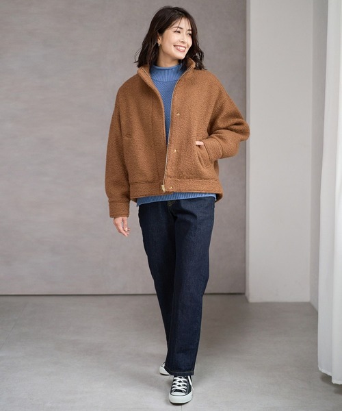 FOUND GOOD（ファウンドグッド）の「スライバーSTDブルゾン（ブルゾン・レディース・ブラック/ブラウン系3・M/L）」の7枚目の写真