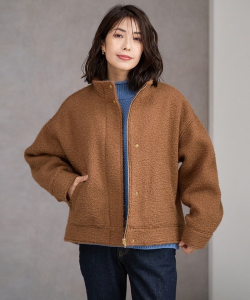 FOUND GOOD（ファウンドグッド）の「スライバーSTDブルゾン（ブルゾン・レディース・ブラック/ブラウン系3・M/L）」の9枚目の写真