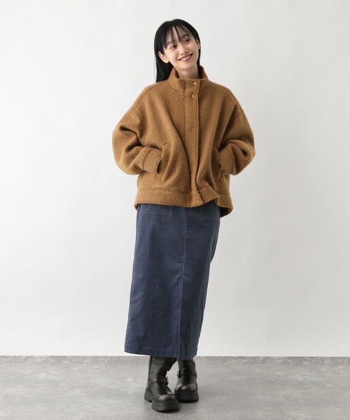 FOUND GOOD（ファウンドグッド）の「スライバーSTDブルゾン（ブルゾン・レディース・ブラック/ブラウン系3・M/L）」の11枚目の写真