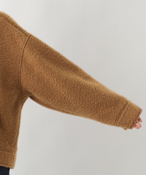 FOUND GOOD（ファウンドグッド）の「スライバーSTDブルゾン（ブルゾン・レディース・ブラック/ブラウン系3・M/L）」の19枚目の写真