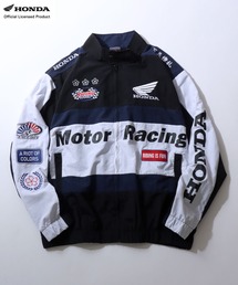 SITRY（シトリー）の「Honda/ホンダ オーバーサイズ ナイロン レーシングジャケット ブルゾン トラックジャケット（ナイロンジャケット）」