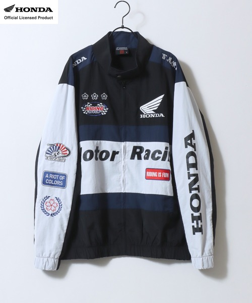 ホンダ　HONDA デッドストック　ナイロンジャケット　レーシングジャケット. セール】Honda/ホンダ オーバーサイズ ナイロン レーシング