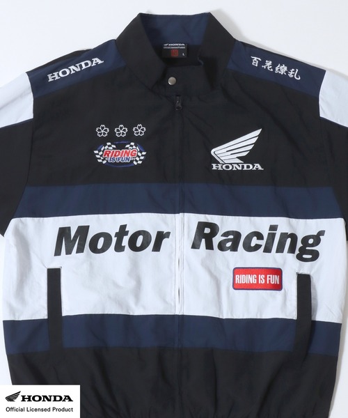 Honda/ホンダ オーバーサイズ ナイロン レーシングジャケット ブルゾン