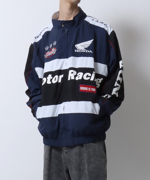 セール】Honda/ホンダ オーバーサイズ ナイロン レーシングジャケット