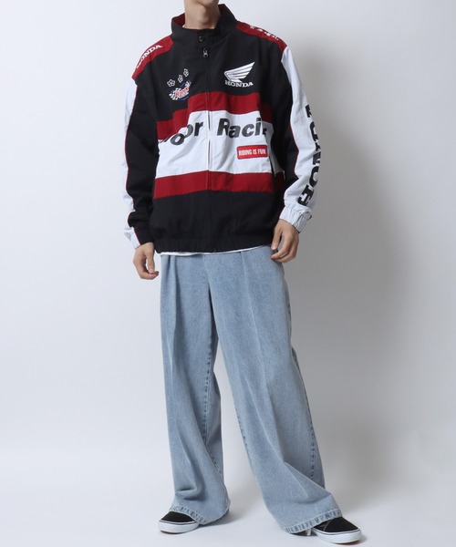 デッドストック ホンダ 80s ナイロン ジャケット パーカー レーシング デッドストック ホンダ 80s ナイロン ジャケット パーカー レーシング