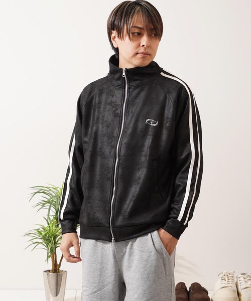1111clothing(ワンフォークロージング)の「レザーライク トラックジャケット / Leather-Like Truck Jacket(ブルゾン・メンズ・ブラック系2/ブラック系1・M/L)」の6枚目の写真