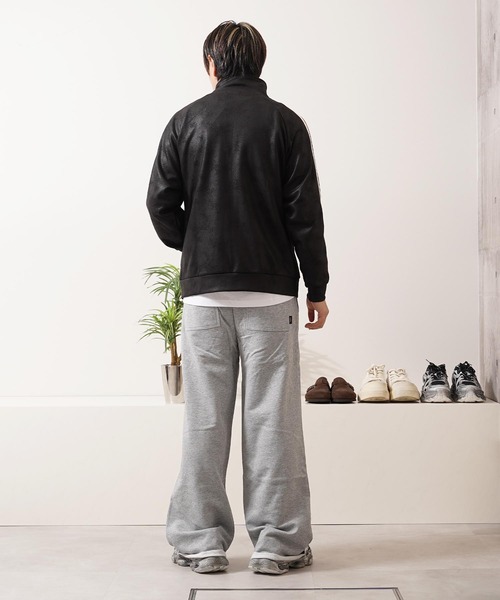 1111clothing(ワンフォークロージング)の「レザーライク トラックジャケット / Leather-Like Truck Jacket(ブルゾン・メンズ・ブラック系2/ブラック系1・M/L)」の9枚目の写真