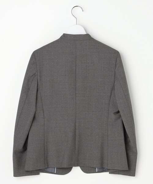 J.PRESS Ladies(J.プレス レディス)の「【セットアップ対応】BAHARIYE SOLID ノーカラー ジャケット(ノーカラージャケット・レディース・ライトグレー系・S/XS)」の7枚目の写真