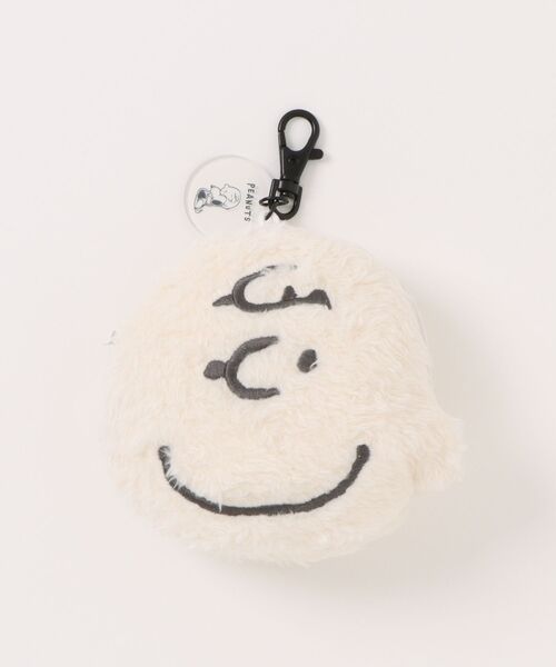 PEANUTS（ピーナッツ）の「PEANUTS/ピーナッツ　モノクロメイトシリーズ　フェイスポーチ（ポーチ・レディース・ホワイト/ホワイト系その他・ONE SIZE）」の2枚目の写真