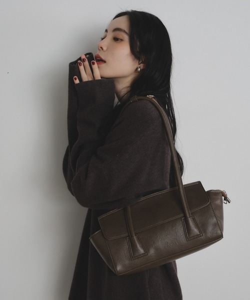 Shelly island（シェリーアイランド）の「フラップショルダーバッグ（ショルダーバッグ・レディース・ブラウン/ブラック・FREE）」の9枚目の写真