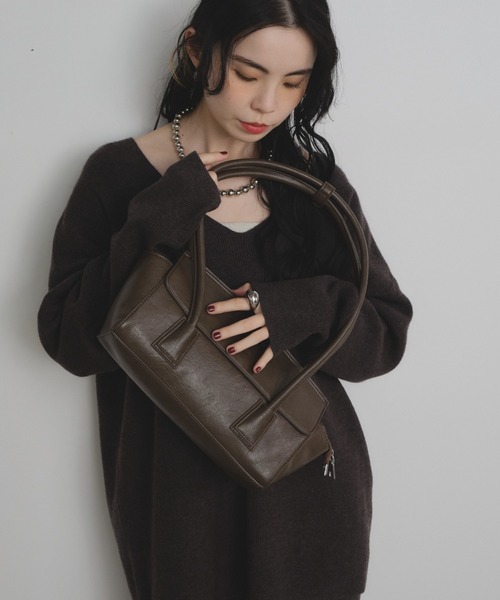 Shelly island（シェリーアイランド）の「フラップショルダーバッグ（ショルダーバッグ・レディース・ブラウン/ブラック・FREE）」の11枚目の写真