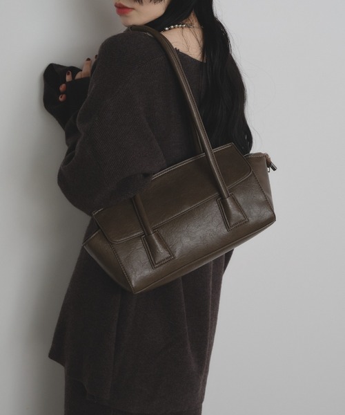 Shelly island（シェリーアイランド）の「フラップショルダーバッグ（ショルダーバッグ・レディース・ブラウン/ブラック・FREE）」の10枚目の写真