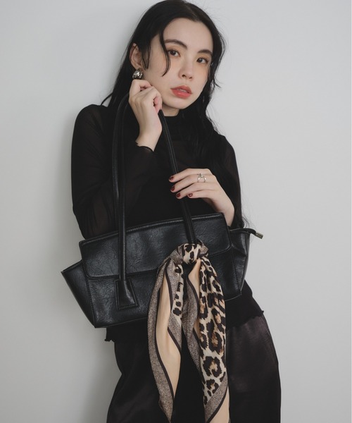 Shelly island（シェリーアイランド）の「フラップショルダーバッグ（ショルダーバッグ・レディース・ブラウン/ブラック・FREE）」の6枚目の写真