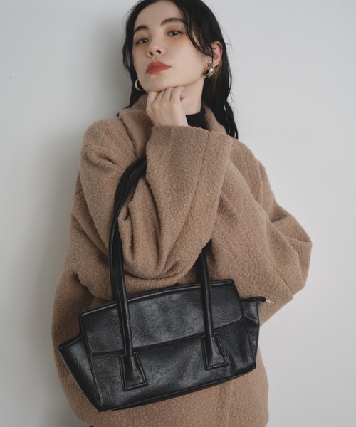 Shelly island（シェリーアイランド）の「フラップショルダーバッグ（ショルダーバッグ・レディース・ブラウン/ブラック・FREE）」の5枚目の写真