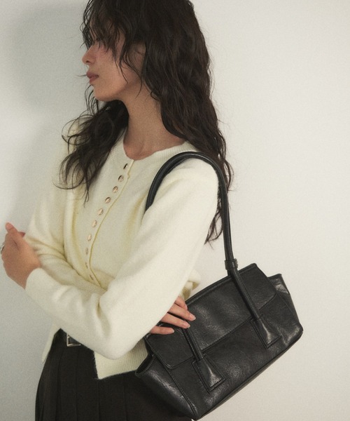 Shelly island（シェリーアイランド）の「フラップショルダーバッグ（ショルダーバッグ・レディース・ブラウン/ブラック・FREE）」の16枚目の写真