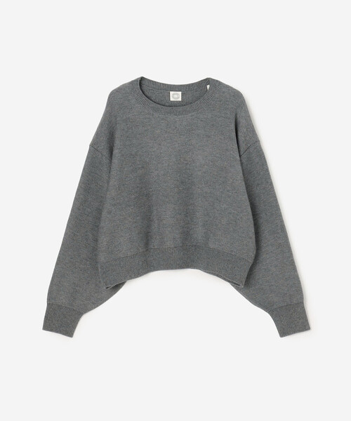 ORCIVAL（オーシバル）の「ORCIVAL | ウールコットン ラウンドネックプルオーバー WOMEN（ニット/セーター・レディース・パープル/グレー・1）」の3枚目の写真