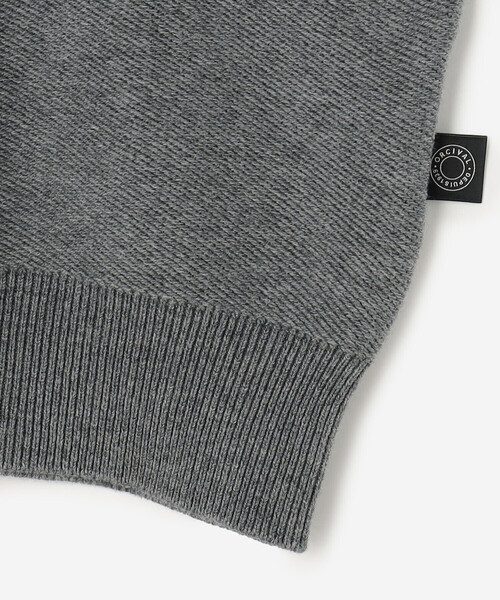 ORCIVAL（オーシバル）の「ORCIVAL | ウールコットン ラウンドネックプルオーバー WOMEN（ニット/セーター・レディース・パープル/グレー・1）」の7枚目の写真