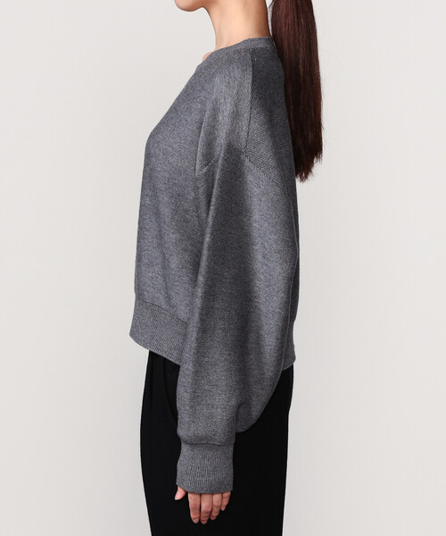 ORCIVAL（オーシバル）の「ORCIVAL | ウールコットン ラウンドネックプルオーバー WOMEN（ニット/セーター・レディース・パープル/グレー・1）」の10枚目の写真