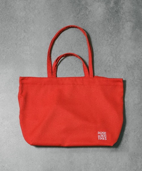 ROSE BUD（ローズバッド）の「EVERYDAY CANVAS TOTE（トートバッグ・レディース・オレンジ/ブラウン/オフホワイト・ONE SIZE）」の3枚目の写真