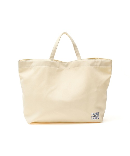 ROSE BUD（ローズバッド）の「EVERYDAY CANVAS TOTE（トートバッグ・レディース・オレンジ/ブラウン/オフホワイト・ONE SIZE）」の8枚目の写真