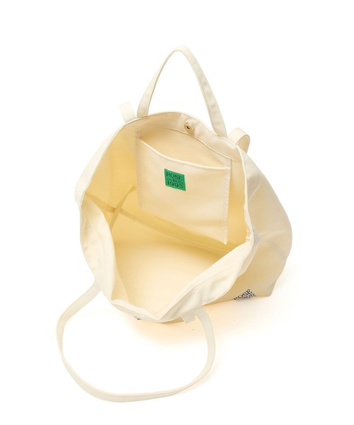 ROSE BUD（ローズバッド）の「EVERYDAY CANVAS TOTE（トートバッグ・レディース・オレンジ/ブラウン/オフホワイト・ONE SIZE）」の17枚目の写真