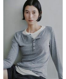 MIESROHE | レイヤードデザインカットトップス(Tシャツ/カットソー)