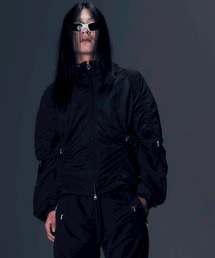 DIG YOUR OWN GRAVE（ディグユアオウングレイブ）の「【DIG YOUR OWN GRAVE】SYN-EDGE BLOUSON / 【ディグユアオウングレイブ】アシンメトリーテックブルゾン＜着用動画あり＞（ブルゾン）」