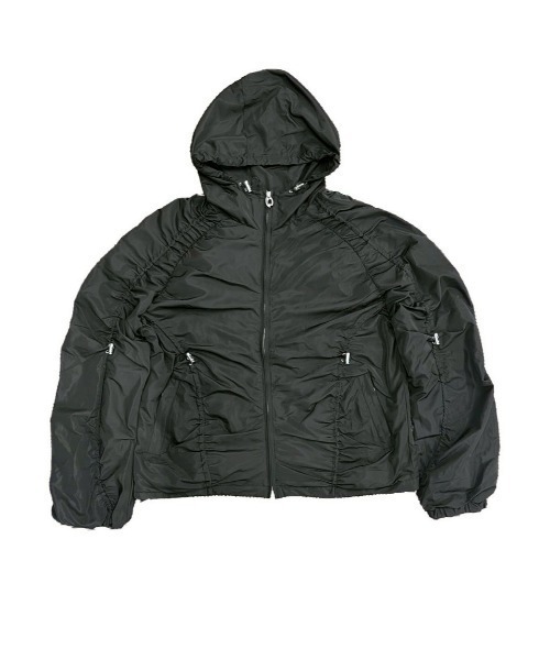 DIG YOUR OWN GRAVE（ディグユアオウングレイブ）の「【DIG YOUR OWN GRAVE】SYN-EDGE BLOUSON / 【ディグユアオウングレイブ】アシンメトリーテックブルゾン＜着用動画あり＞（ブルゾン・メンズ・グレー/ブラック・ONE SIZE）」の12枚目の写真